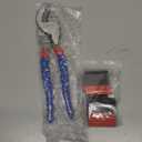 Battery Cable Lug Crimping Tool for AWG 10-1/0 Electrical Lug, with Cable Cutter 64pcs Ring Terminals and 70pcs Heat Shrink Tubing