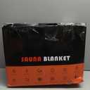 RRGFB Infrared Sauna Blanket for Home, Low EMF Carbon Crystal Heating, Portable Dry Sauna Bag for Relaxation, Detoxification, 5.9ft×2.6ft, Sleeveless