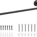 OROPY Industrial Pipe Clothing Rack, Wall Mounted Clothes Rack, Closet Rods For Hanging Clothes, 33" Multi-purpose Hanging Rod for Laundry Room, Bedroom and Closet Storage