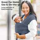 Baby Wrap Carrier - All in 1 Original Baby Carrier Newborn to Toddler Sling, Easy to Wear, Hands Free Bonding, Lightweight, Breathable Infant Wraps (Planets)
