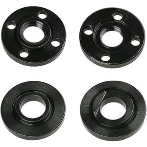 Set of 4 Grinder Flange Replacement Parts 5/8-11 Grinder Nuts, Angle Grinder Attachments Compatible with Dewalt Milwaukee Ryobi Makita