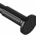 ZOCONE Tension Curtain Rods No Drilling, Adjustable 51-168 Inch, Black