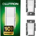 Lutron Diva LED+ Dimmer Switch for Dimmable LED, Halogen and Incandescent Bulbs, Single-Pole or 3-Way, DVCL-153P-WH, White (2-Pack)