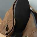 Luoika Women's Extra Wide Calf Low Heel Knee-High Boots (Tan 102, 11.5
XW
)