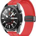 Magnetic Watch Band 22mm 20mm 19mm 18mm 16mm With Quick Release Soft Silicone Sport Watch Band for Men Women, Magnetic Silicone Replacement Strap