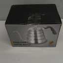 Gooseneck Kettle for Manual Drip Coffee & Tea 40oz Stainless Steel Pour Over Coffee Kettle with Thermometer Tea Kettle for Stovetop,1200ml,6 Cup,Silver,1Pack (1.3 Quarts)