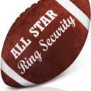 Halloscume 12 Inch All Star Ring Bearer Gift Football Plush Stuffed Fluffy Football Thank You Wedding Gift Will You Be My Ring Bearer Favor for Proposal Wedding Valentine Party