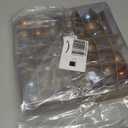 49PCS Mini Christmas Balls Ornaments Set - 3cm/1.18 Small Christmas Tree Ornaments for Mini Tree Decorations, Shatterproof Hanging Ball Bulk for Xmas Holiday Wreath Decor