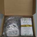 50 Sets Wedding Favors for Guests Include Key Bottle Opener Beer Bottle Opener Keychain Thank You Cards and Organza Bags Bridal Shower Wedding Party Souvenirs Gifts (Thank You)