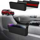 Muslogy for 2025 2024 2023 Pilot Center Console Shifter Storage Box ABS Material Console Side Organizer Left & Right Set Compatible with Honda Pilot 2023-2025