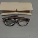 Madison Avenue Square Vintage TR90 Blue Light Blocking Reading Glasses for Women, Computer Readers Eyeglasses, +2.00