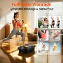 AXV Vibration Plate Fitness Platform Exercise Machine Vibrating Shaking Full Body Shaker Workout Vibrate Stand Shake Board Sport for Weight Loss Fat Burner for Gym Home Office