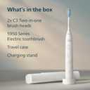 Philips Sonicare 5950 Series Electric Toothbrush with Pressure Sensor, 6 Brushing Settings, SmarTimer, BrushPacer, 21-Day Runtime, Travel Case, White, HX7130/03