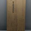 VIVOHOME 10 ft Heavy Duty Firewood Rack Outdoor with Cover, Fire Wood Storage Rack, Log Holder and Cover Combo Set with Zipper, Black