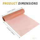 Copper Mesh Screen 40-Mesh 12 in x 39ft,Pure Copper mesh roll,Woven meshs Crafts for Grounding Dense Filter for Window Protection