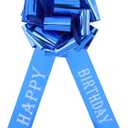 Happy Birthday 14 Inch Big Bow,1Pcs Big Bow for Present,Big Gift Bow for Appliances,Bikes,Table Decorations and Party Events Decoration(dark blue)