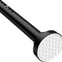 MEXAU Black Shower Curtain Rod 40-113 Inch
