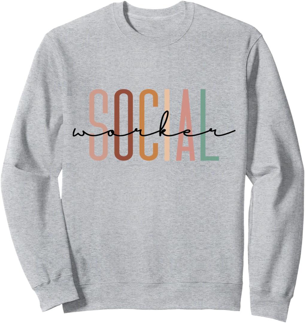 Social Worker Social Work Life Coworker Sweatshirt, XL