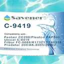 Savener C-9419 CC200 Pool Filter Cartridge, Replaces Pentair CC200, R173217, 160318, PAP200, Unicel C-9419, Filbur FC-0688, AK-8005, 29902, Predator 200, 200 Sq. Ft, 1 Pack