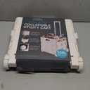 Simplify Large Tote & Go Collapsible Utility Cart | Dimensions: 16.5"x 14.6"x 15.8" | Portable | Collapses |77 Pound Capacity | Durable | White.