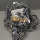 Lomoky Plug in Wall Sconces Set of Two, Vintage Wood Wall Lamps with Plug in Cord, Farmhouse Wall Light Fixture with 5.25FT On/Off Switch Cord, Indoor Sconces Lighting for Bedroom Living Room (Black)