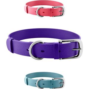 Tuff Pupper Classic Heavy Duty Dog Collar | 10x Stronger Than Leather | 100% Waterproof & Odor Proof Dog Collar | Tough Rust-Proof All Metal Hardware, Small