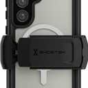 Ghostek Nautical S25 Plus Waterproof Case with Belt Clip, Screen Protector and Camera Lens Cover Rugged Magnetic MagSafe Compatible with Samsung Galaxy S25+ 2025 (6.7") (Clear)