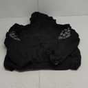 Adult Dragon Hoodie with Ears Cosplay Costume Hooded Sweatshirt Movie Dragon Pullover Coat Jacket (XX-Large, Black)