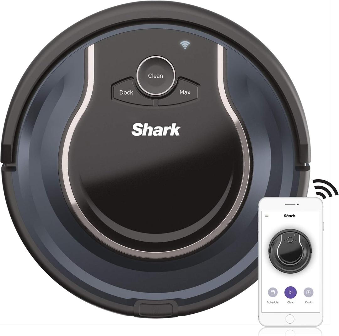 Shark ION ROBOT App-Controlled Robot Vacuum, RV761 - Black / Navy Blue