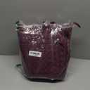 Teacher Bags for Women, 15.6 inch Laptop Work Tote Bag Quilted Nurse Bible Computer Shoulder Bag for School Travel | Dream Tote Work Bag, with 40oz Cup Holder, Insulated Pocket, Zipper & Strap, Office Briefcase, Ideal Gift for Women (Burgundy)