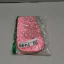 Small Makeup Pouch for PurseNylon Travel Toiletry Storage Cute Preppy Cosmetic Bag for Women GirlsWaterproof Makeup Organizer Pouch Skincare Purse with Zipper (Small-Pink Heart)