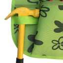 2 x zojo Heavy Duty Waxed Canvas Work Apron for Home Garden,with Multi Tool Pockets,for Men & Women (Flower Print)