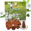 Flute Jasmine Incense Cones 