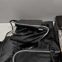 ATV Storage Bags with Extra Waterproof Cover & Upgraded Zippers, ATV Bag with Back Seat for Passenger