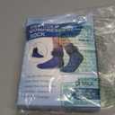 Hilph Full Foot Ice Pack Gel Sock for Hot & Cold Therapy - Reusable Cooling Sock for Toe Pain, Plantar Fasciitis & Hot Feet - Easy Slip On Design for Chemotherapy, Postpartum Recovery, 1 Pair, Blue, One Size 33" x 10"