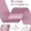 120 Yards Rosy Mauve Ribbon 1-1/2 Inch, Mauve Pink Satin Ribbon for Gift Wrapping, Crafts, Flower Bouquet, Wedding, Baby Shower, Eternal Flowers, Christmas, Halloween