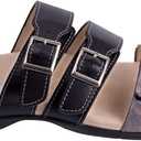 REVITALIGN Women's Stylish Slide Sandal (8, Black/Camo)