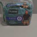 Depend Fresh Protection Adult Diapers, Incontinence Underwear for Men, Disposable, Maximum, Small/Medium, Grey, 19 Count