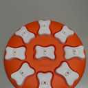 Outward Hound by Nina Ottosson Dog Smart Treat Puzzle Enrichment Toy, Level 1 Beginner, Orange