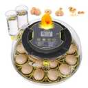 IBKINXX Incubator for Hatching Eggs-18 Egg Capacity, 2026 Newly Upraded Automatic Egg Turner, Temperature & Humidity Control, 360° Viewing for Chicken, Duck and Quail Eggs (Black)