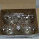 Ascher Vintage LED Edison Bulbs, 6W, Equivalent 60W, Non-Dimmable, Daylight 5000K, 700Lumens, ST58 Antique LED Filament Bulbs with 80+ CRI, E26 Medium Base, Clear Glass, Pack of 6