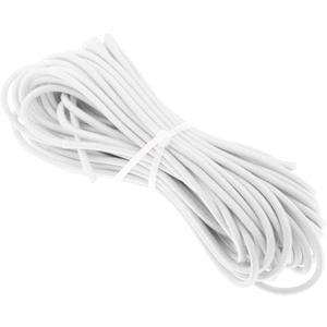 3mm Elastic Round Bungee Rope Shock Cord Tie Down Boats Trailers 10m White