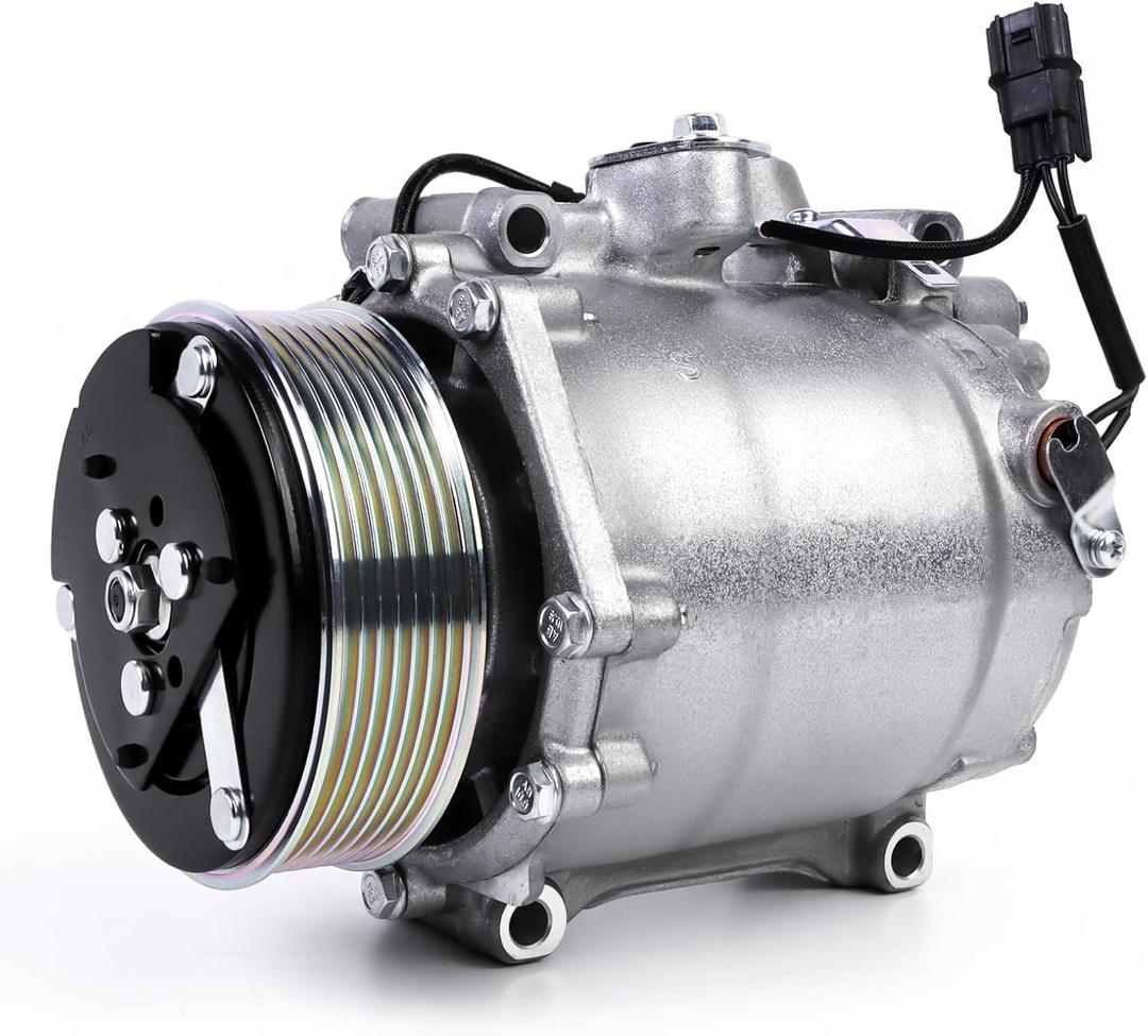 4920AC AC Compressor AC Compressor with Clutch Fits for 2007-2012 RDX 2.3L, 2012-2015 Civic, 2007-2014 CR-V 2.4L, Air Conditioning Compressor Replace OE 5512639, 38810RWCA01