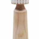 HD 10 in Wood candle holder