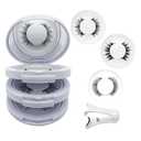 Magnetic Lashes with Applicator,Magnetic Eyelashes Natural Look,Reusable Magnet Lashes No Glue or Liner Needed for Women Daily Use(Natural+Simple+Fuller)