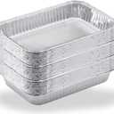 Matchwaves Drip Pans for Weber, Disposable Aluminum Foil Grease Trays for Weber Grills, Universal Replacement Liners for Weber Series, 8.6" x 6"  30 Pcs