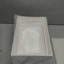 3 Pack White Buffet Food Risers, Step 12 1110 Size Acrylic Cube Box Display for Dessert Table Display Set Food Drink Collectibles Jewelry Figures, Display Stands for Retail Vendor Events,5 Side, Rectangle