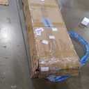 COMHOMA Queen Size Platform Bed Frame with LED Lights and Charging Station, Storage Headboard and Footboard Drawers, No Box Spring Needed, Rustic Wood Look (Vintage Brown and Grey)