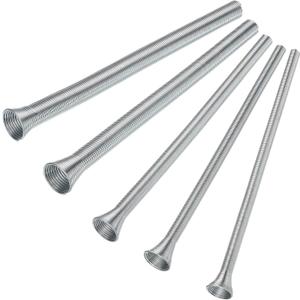 Spring Tubing Benders Kit 1/4, 5/16, 3/8, 1/2 and 5/8 Inch 5 in 1 Tube Bender Set for Copper, Brass, Aluminum and Thin Steel Tube