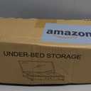 Under Bed Storage with Wheels,2-Pack Under Bed Storage Containers with Clear Lids,XXL Large Under the Bed Storage Organizer Bins With Handles,Space Saving Design for Clothes,Shoes,Books-Black